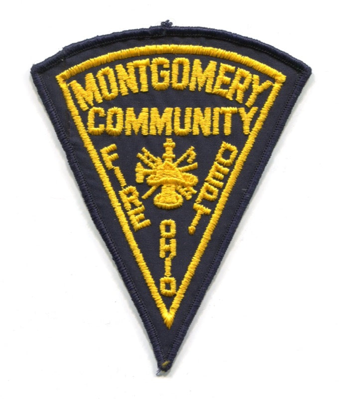 Montgomery Community Fire Department Patch Ohio OH