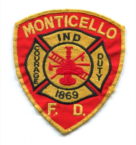 Monticello Fire Department Patch Indiana IN