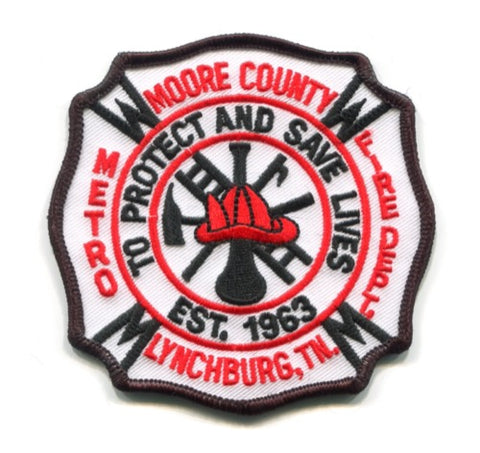 Metro Moore County Fire Department Lynchburg Patch Tennessee TN