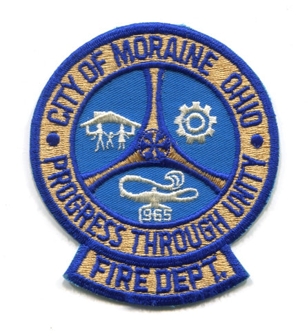 Moraine Fire Department Patch Ohio OH