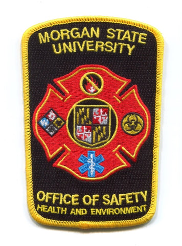 Morgan State University Fire Department Office of Safety Patch Maryland MD