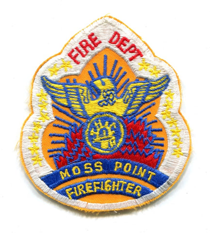 Moss Point Fire Department Firefighter Patch Mississippi MS