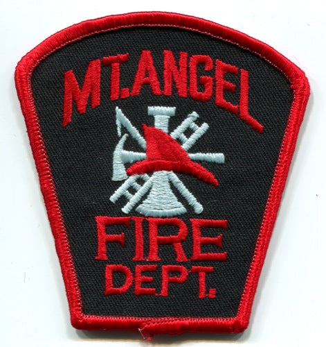 Mount Angel Fire Department Patch Oregon OR