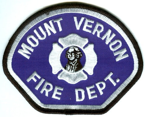 Mount Vernon Fire Department Patch Washington WA