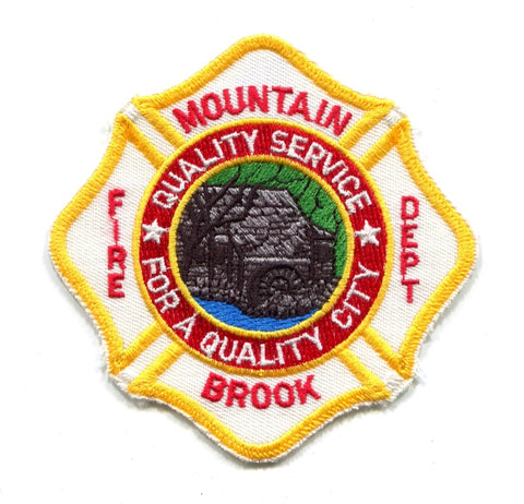 Mountain Brook Fire Department Patch Alabama AL