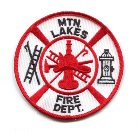 Mountain Lakes Fire Department Patch New Jersey NJ