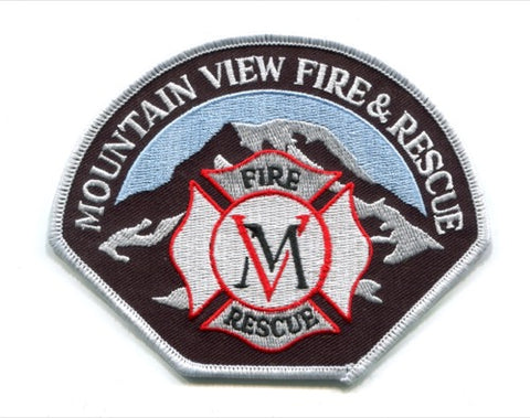 Mountain View Fire Rescue Department Patch Washington WA