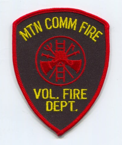 Mountain Communities Volunteer Fire Department Patch Colorado CO