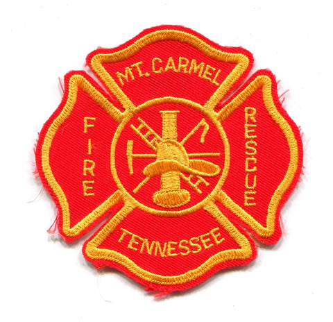 Mount Carmel Fire Rescue Department Patch Tennessee TN