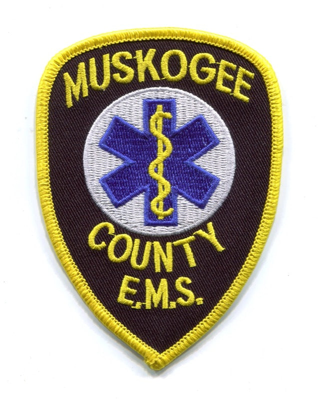 Muskogee County Emergency Medical Services EMS Patch Oklahoma OK