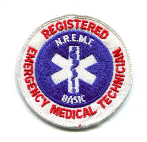 Nationally Registered Emergency Medical Technician NREMT Basic EMS Patch No State Affiliation