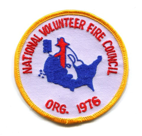 National Volunteer Fire Council Patch Maryland MD