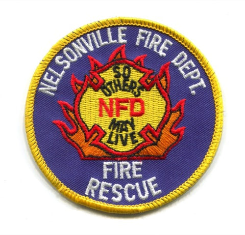 Nelsonville Fire Rescue Department Patch Ohio OH