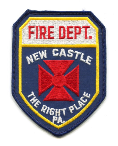 New Castle Fire Department Patch Pennsylvania PA