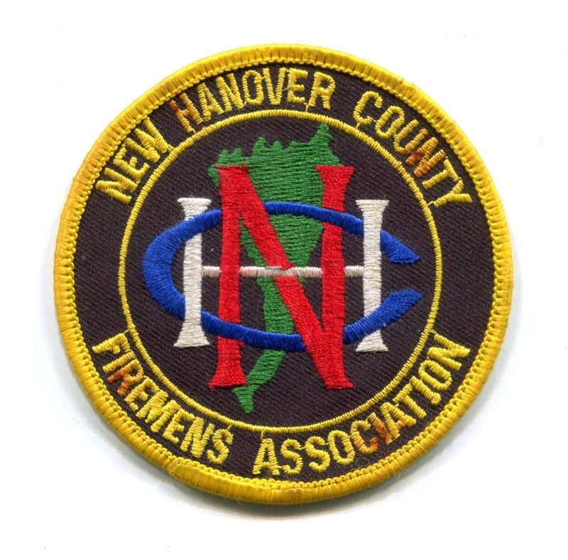 New Hanover County Firemens Association Fire Patch North Carolina NC