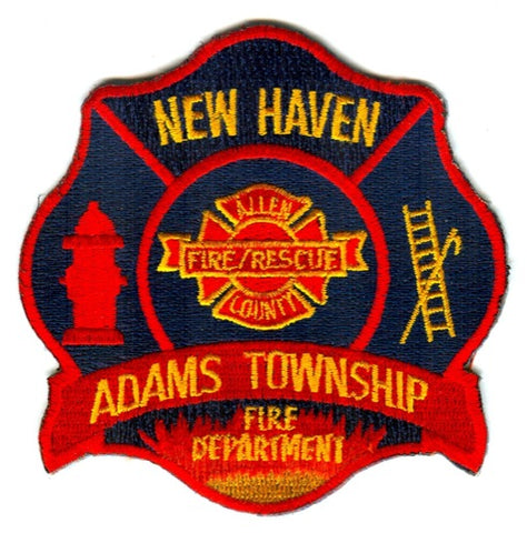 New Haven Adams Township Allen County Fire Rescue Department Patch Indiana IN