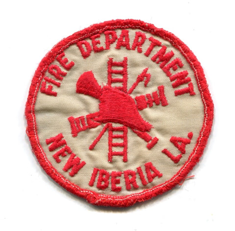 New Iberia Fire Department Patch Louisiana LA
