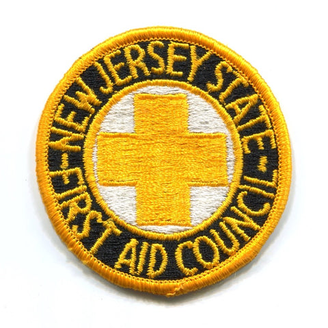 New Jersey State First Aid Council EMS Patch New Jersey NJ