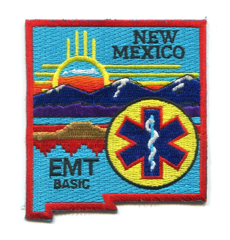 New Mexico State Emergency Medical Technician EMT Basic EMS Patch New Mexico NM