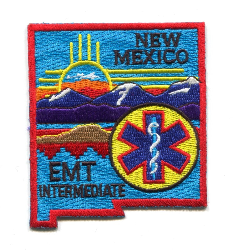 New Mexico State Emergency Medical Technician EMT Intermediate EMS Patch New Mexico NM