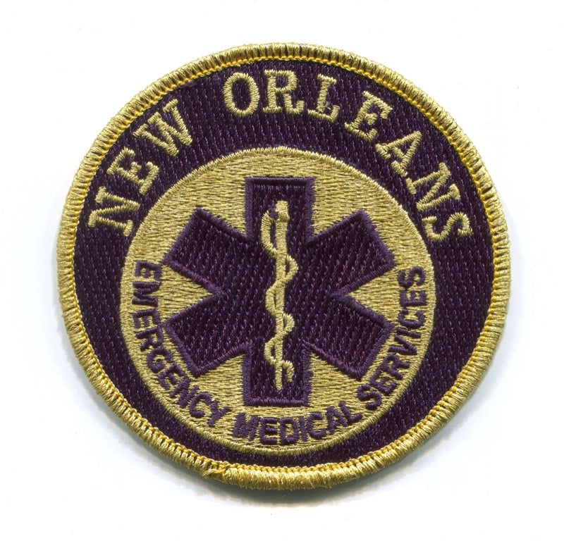 New Orleans Emergency Medical Services EMS Patch Louisiana LA
