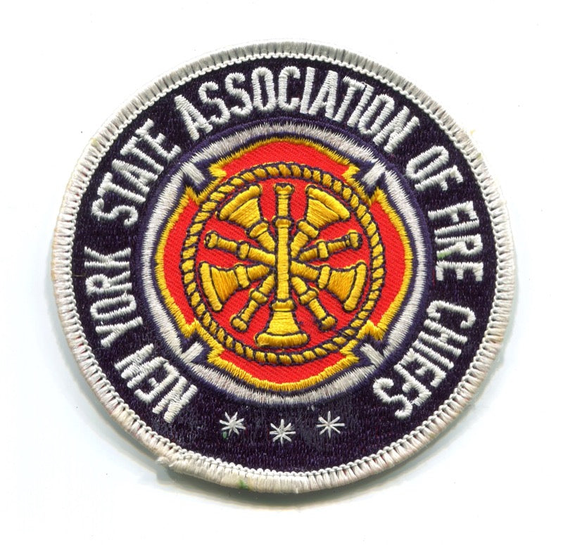 New York State Association of Fire Chiefs Patch New York NY
