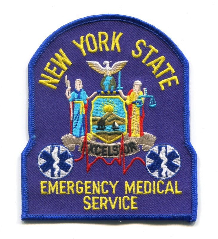 New York State Emergency Medical Services EMS Patch New York NY