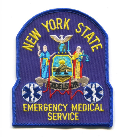 New York State Emergency Medical Services EMS Patch New York NY
