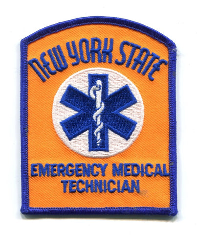 New York State Emergency Medical Technician EMT EMS Patch New York NY