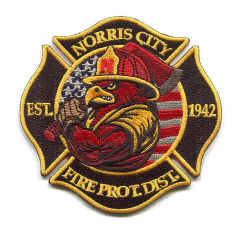Norris City Fire Protection District Patch Illinois IL