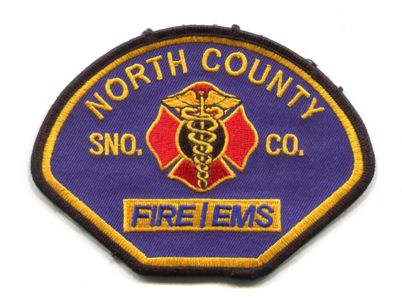 North County Fire EMS Department Snohomish County District Patch Washington WA