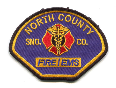 North County Fire EMS Department Snohomish County District Patch Washington WA