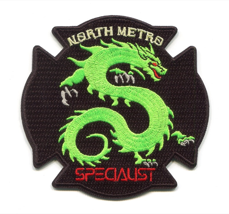 North Metro Fire Rescue District HazMat Specialist Patch Colorado CO