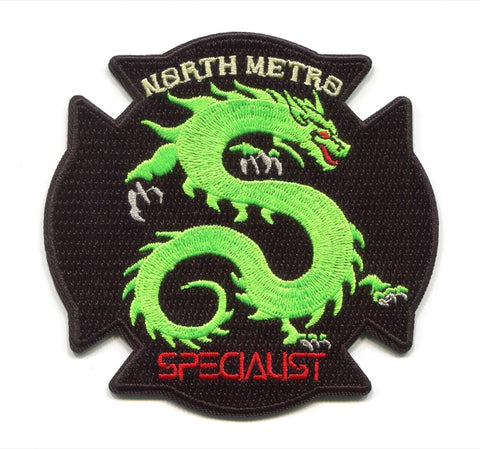 North Metro Fire Rescue District HazMat Specialist Patch Colorado CO
