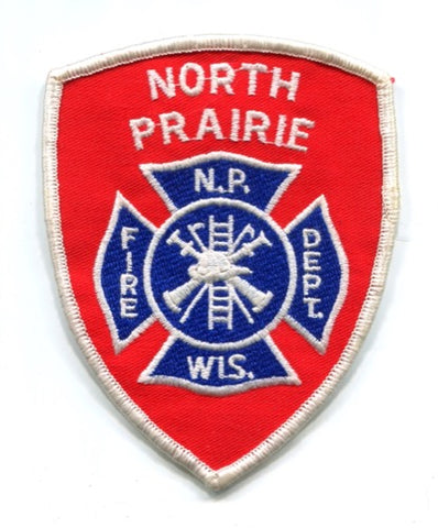 North Prairie Fire Department Patch Wisconsin WI