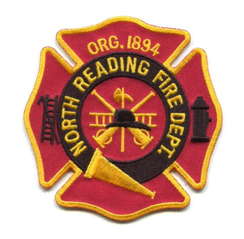 North Reading Fire Department Patch Massachusetts MA