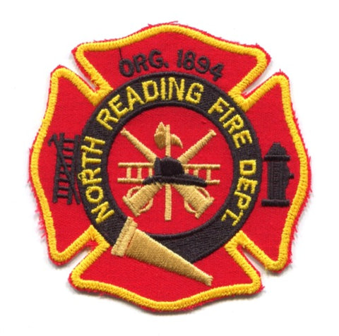 North Reading Fire Department Patch Massachusetts MA