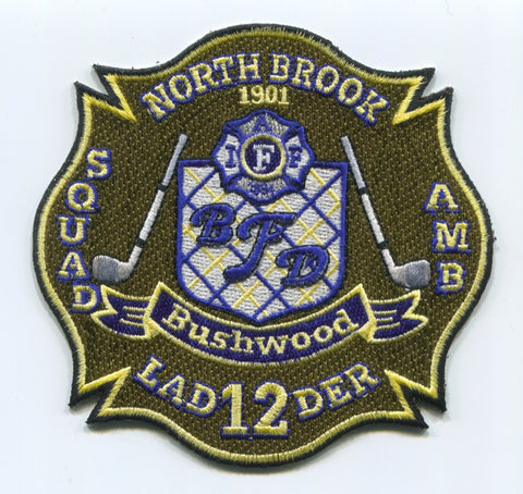 Northbrook Fire Department Station 12 Bushwood Patch Illinois IL