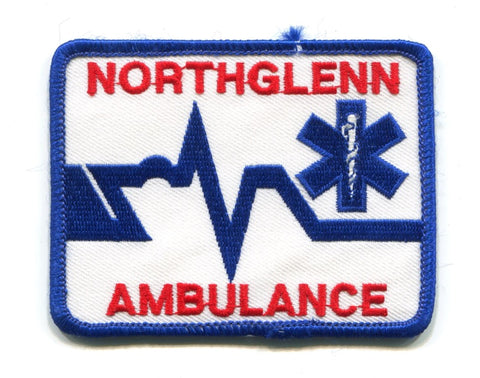 Northglenn Ambulance EMS Patch Colorado CO
