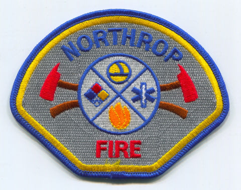 Northrop Fire Department Patch California CA