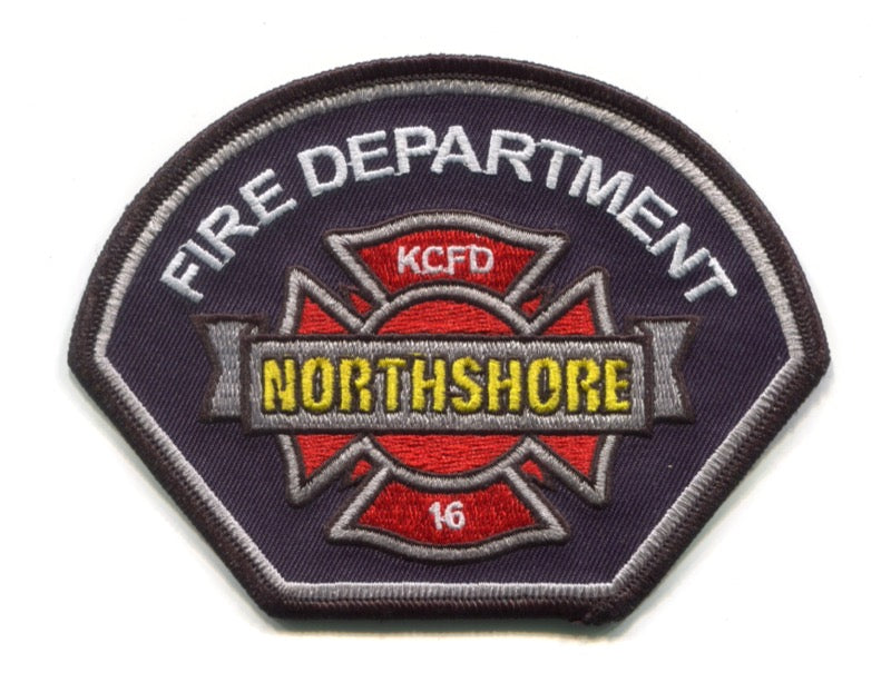 Northshore Fire Department King County District 16 Patch Washington WA