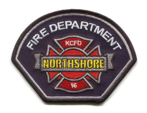 Northshore Fire Department King County District 16 Patch Washington WA