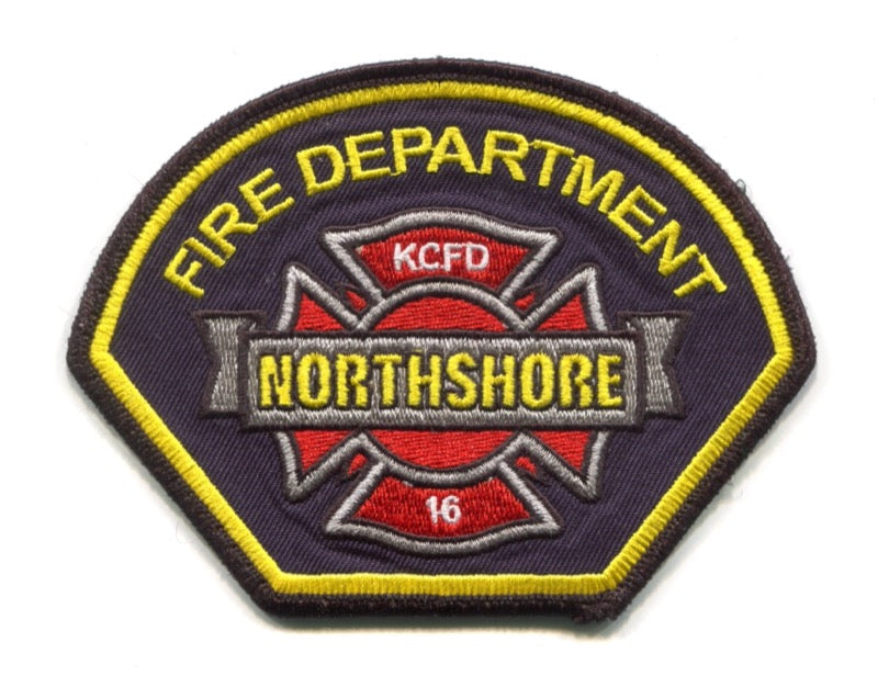 Northshore Fire Department King County District 16 Patch Washington WA