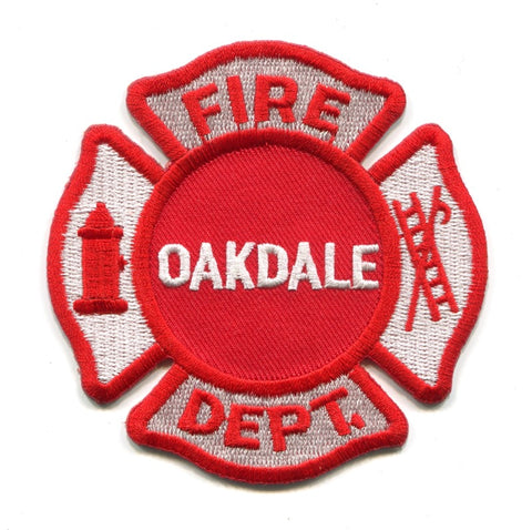 Oakdale Fire Department Patch Wisconsin WI