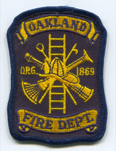 Oakland Fire Department Patch California CA