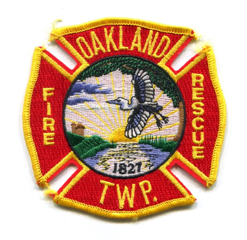 Oakland Township Fire Rescue Department Patch Michigan MI