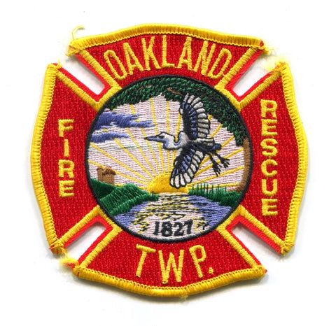 Oakland Township Fire Rescue Department Patch Michigan MI