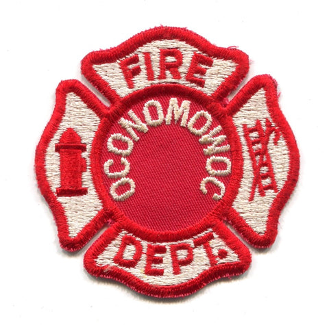 Oconomowoc Fire Department Patch Wisconsin WI