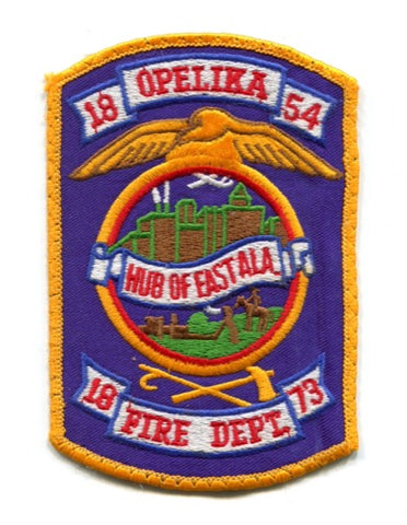 Opelika Fire Department Patch Alabama AL