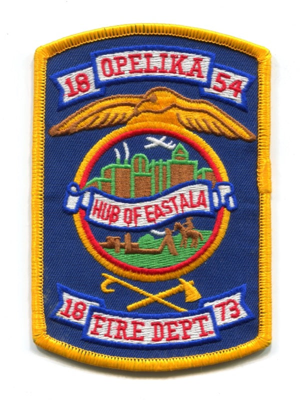 Opelika Fire Department Patch Alabama AL